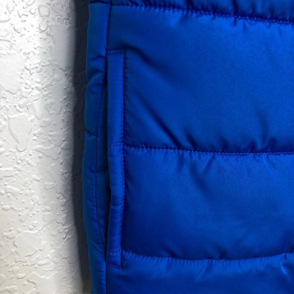 Puma blue navy color block full zip puffer vest size Medium - Picture 4 of 9